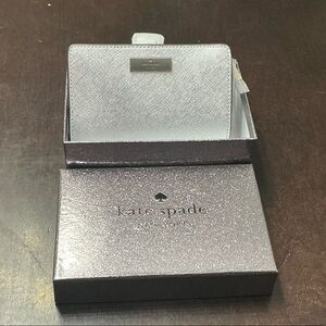 Kate Spade Metallic Silver Wallet
